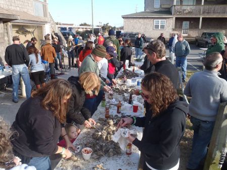 Hatteras Island Events, Hatteras Island Oyster Roast