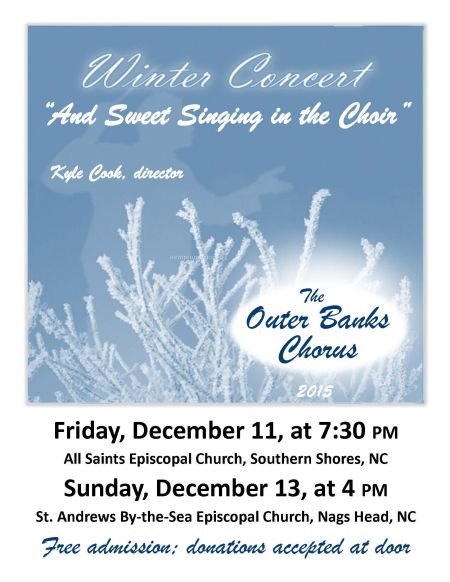 OBX Chorus, Winter Concert @ All Saints Episcopal Church