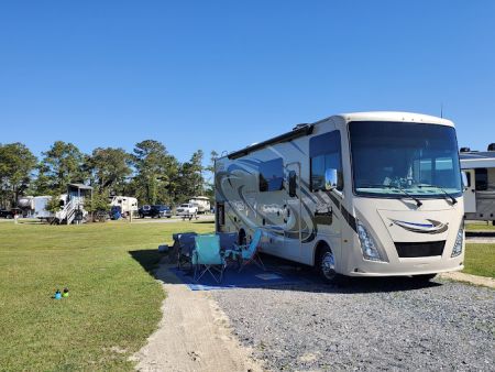 OBX Campground, RV hookups (50 amp)