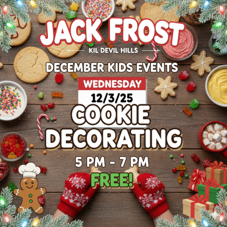 Jack Brown's Beer & Burger Joint, December Kids Crafts: Cookie Making