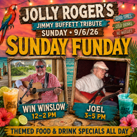 Jolly Roger Restaurant, Jimmy Buffett Tribute Sunday Funday