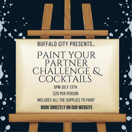 Buffalo City Distillery, Paint Your Partner Challenge and Cocktails