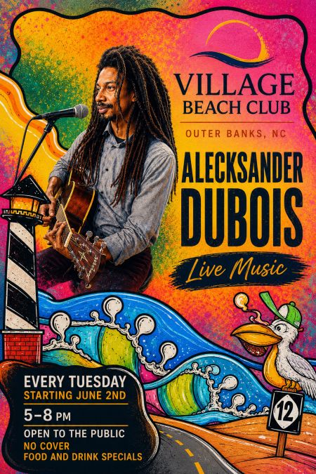 Village Beach Club, Live Music with Alecksander Dubois