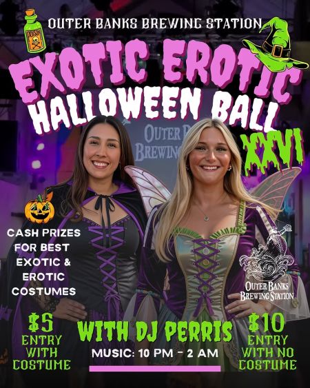 Outer Banks Brewing Station, Annual Exotic Erotic Halloween Ball