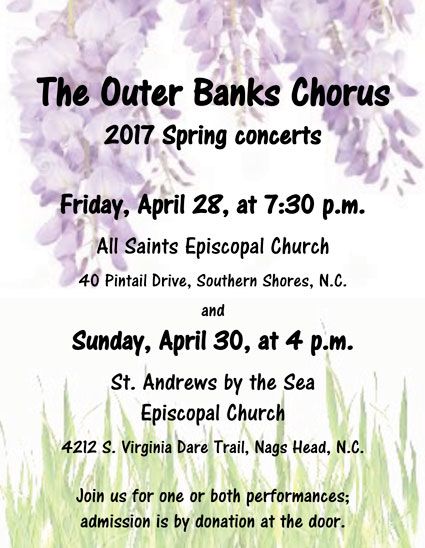 OBX Chorus, Outer Banks Chorus Spring Concert