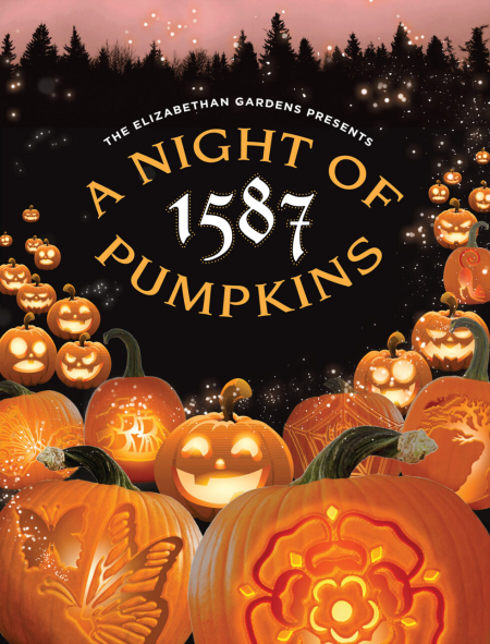 Elizabethan Gardens, A Night of 1587 Pumpkins