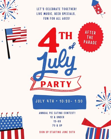 Sweet T's Coffee, Beer & Wine, Fourth of July Celebration