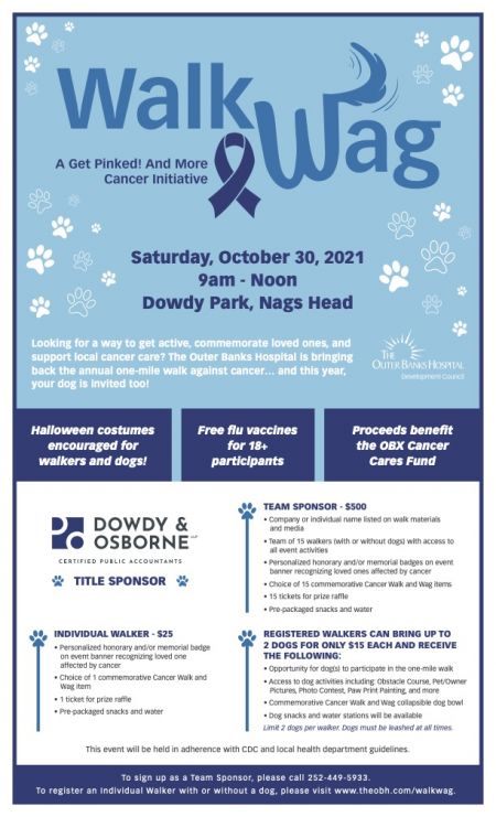 The Outer Banks Hospital, Walk & Wag! Get Pinked Cancer Walk