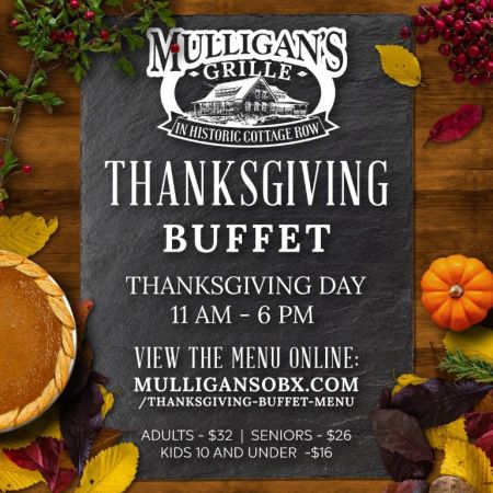 Mulligan's Grille, Mulligan's Thanksgiving Buffet
