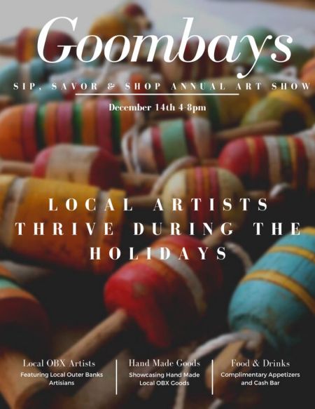 Goombays Grille & Raw Bar, Sip, Savor & Shop | Holiday Art Show