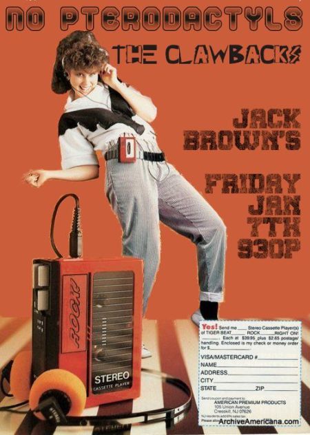 Jack Brown's Beer & Burger Joint, No Pterodactyls and The Clawbacks