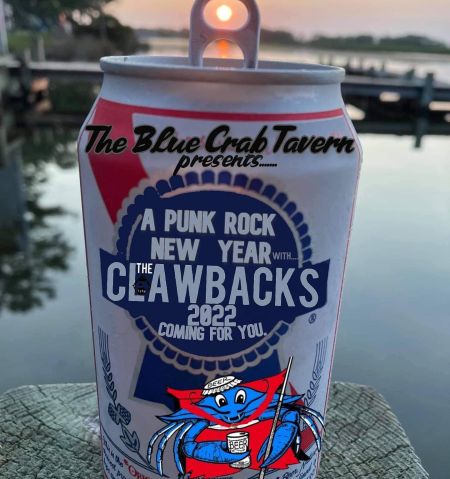 Blue Crab Tavern, New Year's Eve Party with The Clawbacks