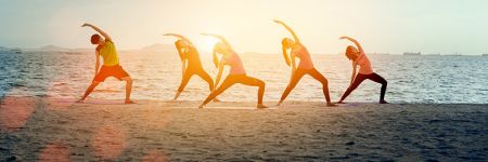 Jennette's Pier, Namaste at the Beach