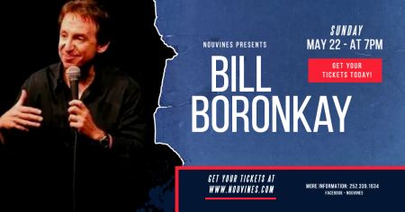 NouVines, Comedy Night with Bill Boronkay