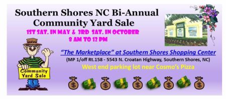 OBX Events, 2022 Southern Shores Spring Community Yard Sale