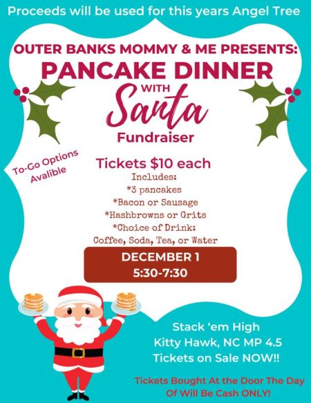 Stack 'em High, Pancake Dinner with Santa