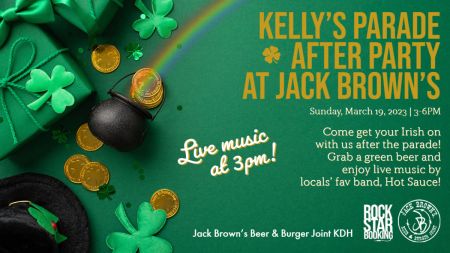 Jack Brown's Beer & Burger Joint, St. Patrick's Day Parade After Party
