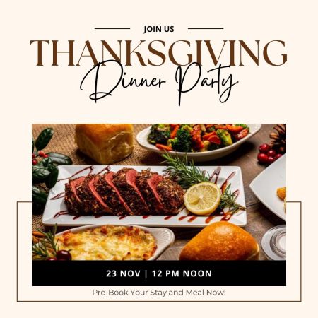 Burrus House Inn Waterfront Suites, Thanksgiving Dinner Party