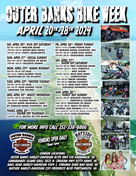 OBX Events, Outer Banks Bike Week