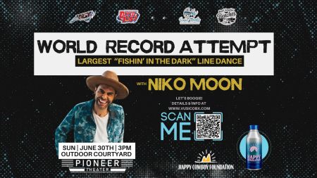 VusicOBX, World Record Attempt w/ Niko Moon: Largest "Fishin' in the Dark" Line Dance