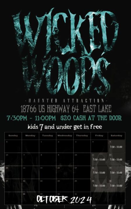 Wicked Woods Haunted Attraction, Wicked Woods Haunted Attraction