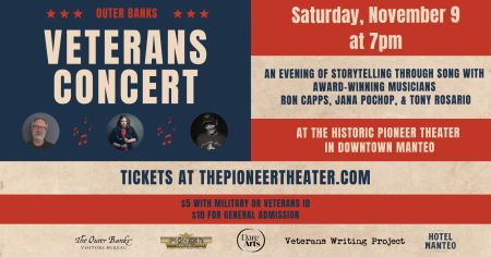 The Pioneer Theater, Outer Banks Veterans Concert