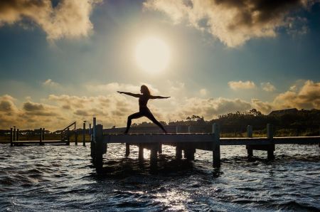 Cafe Pamlico, Yoga on the Waterfront Deck with Dare To Yoga