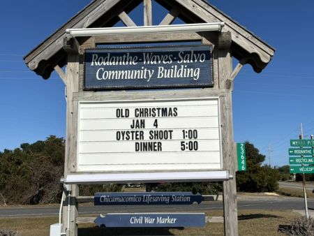 Rodanthe-Waves-Salvo Community Building, Old Christmas