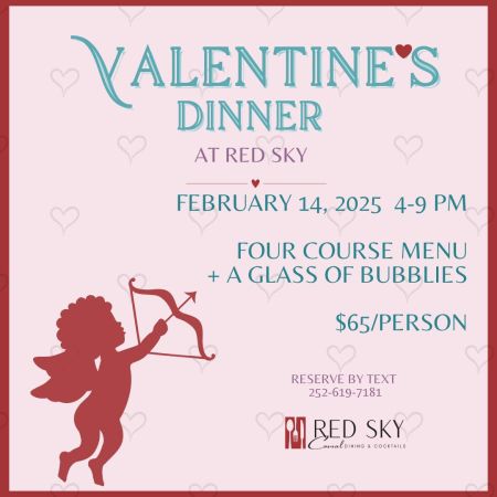 Red Sky Casual Dining & Cocktails, Valentine's Day Dinner