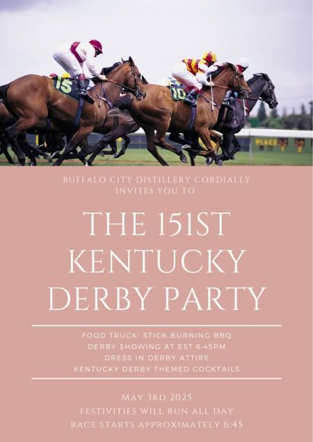 Buffalo City Distillery, Kentucky Derby Party and Dog Derby