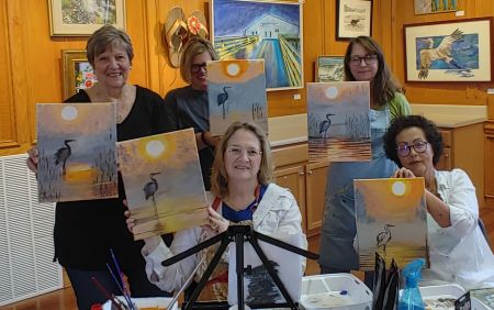 Dare County Arts Council, Paint-Along with Catherine Hamill