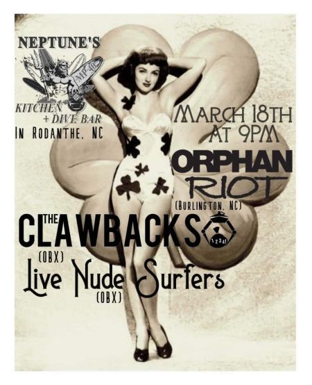 Neptune's Kitchen & Dive Bar, Rodanthe Punk Rock Round-Up!