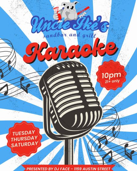 Uncle Ike's Sandbar & Grill, Karaoke