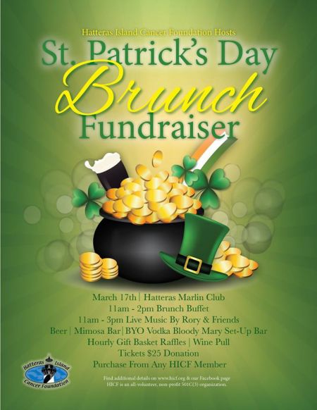 OBX Events, St. Patrick's Day Brunch Fundraiser