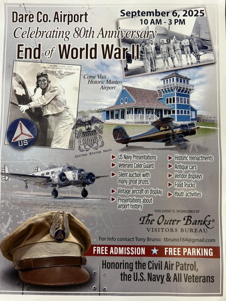 Dare County Regional Airport Museum, Celebrating the 80th Anniversary of the End of World War II