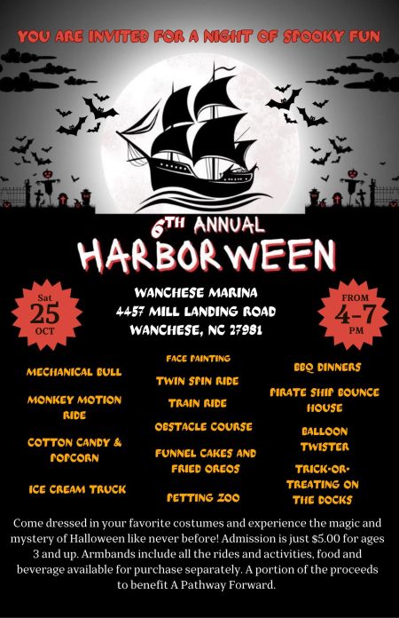 Halloween Island, 6th Annual Harborween at Wanchese Marina
