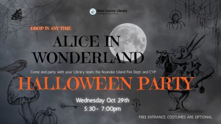Children and Youth Partnership, Alice in Wonderland Halloween Party
