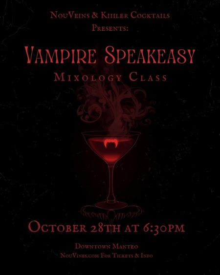 Kiiind Cocktails, Vampire Speakeasy Mixology Class