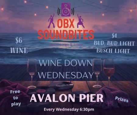Avalon Pier, Wine Down Wednesday