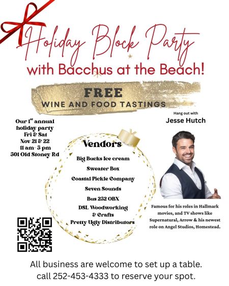 Bacchus at the Beach, Holiday Block Party