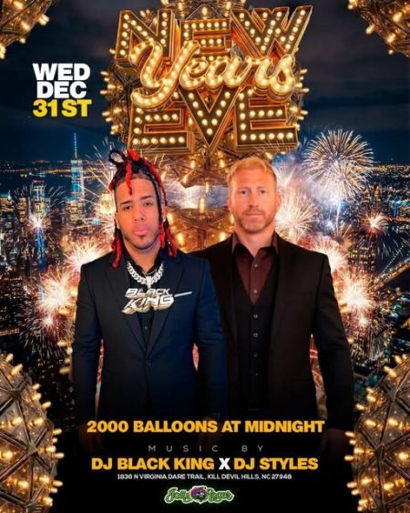 Jolly Roger Restaurant, New Year's Eve Celebration Battle of the DJ's