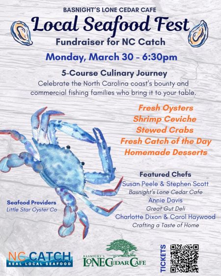 Basnight’s Lone Cedar Cafe, Annual Local Seafood Fest