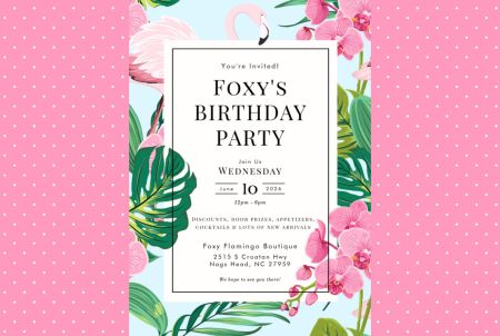 Foxy Flamingo Boutique, Foxy's Birthday!