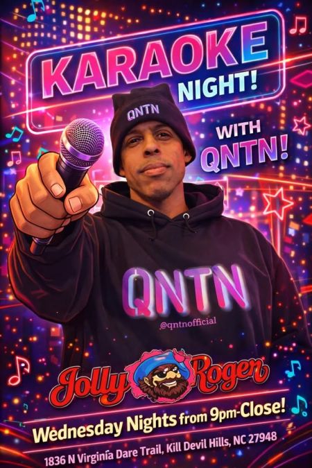 Jolly Roger Restaurant, Karaoke with DJ QNTN