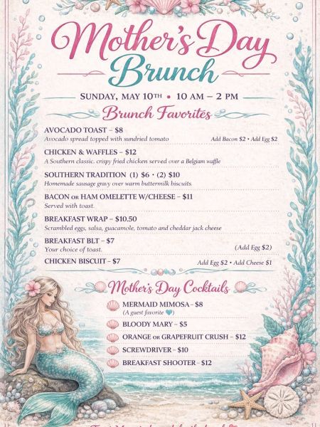 Oceanas Bistro, Mother's Day Brunch