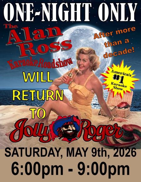Jolly Roger Restaurant, Karaoke with Alan Ross