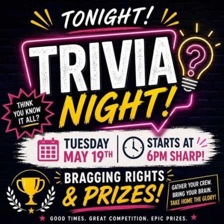 Oceanas Bistro, Trivia Night