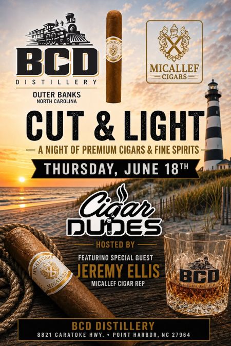 Buffalo City Distillery, Cut & Light Cigar Night