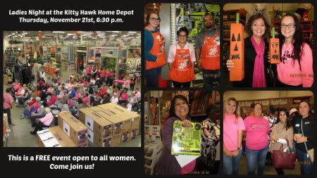OBX Events, Ladies Night at The Home Depot