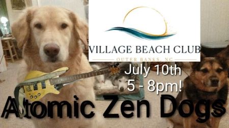 Village Beach Club, Oceanfront Live Music: Atomic Zen Dogs